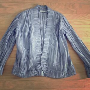 Chico's silver/gray light jacket